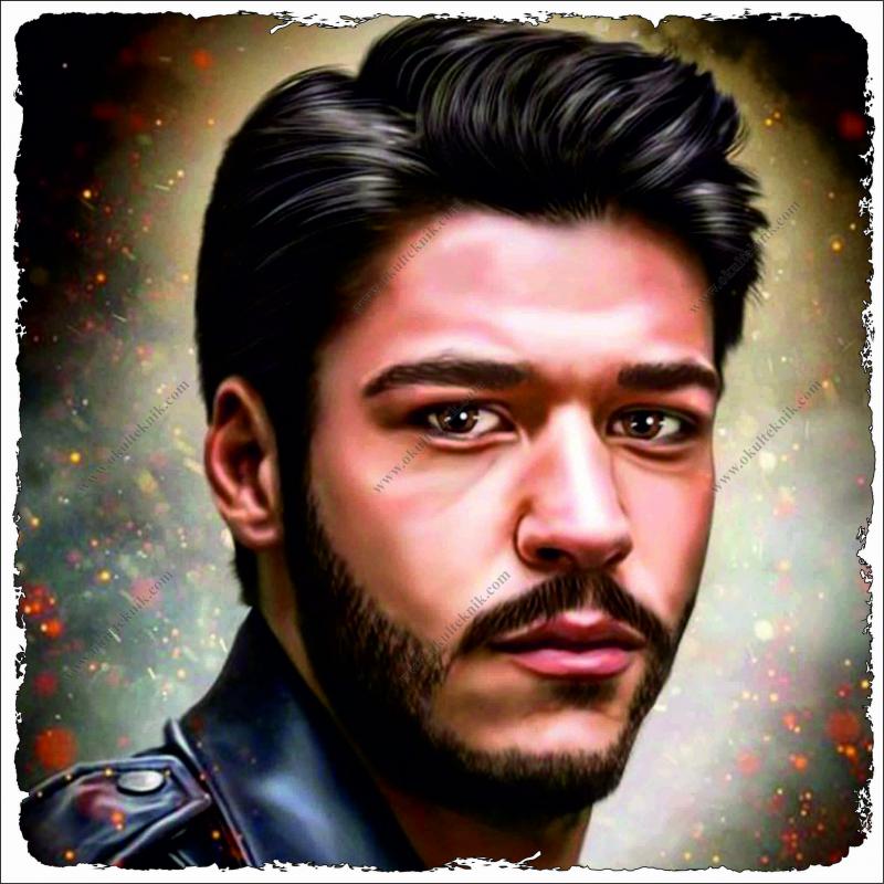 Çukur Ahşap Retro Baskı