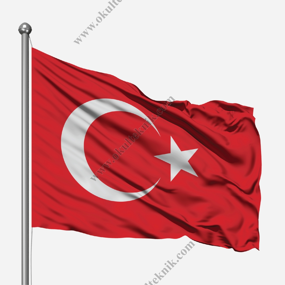 70x105 cm Türk Bayrağı (Raşel Kumaş)