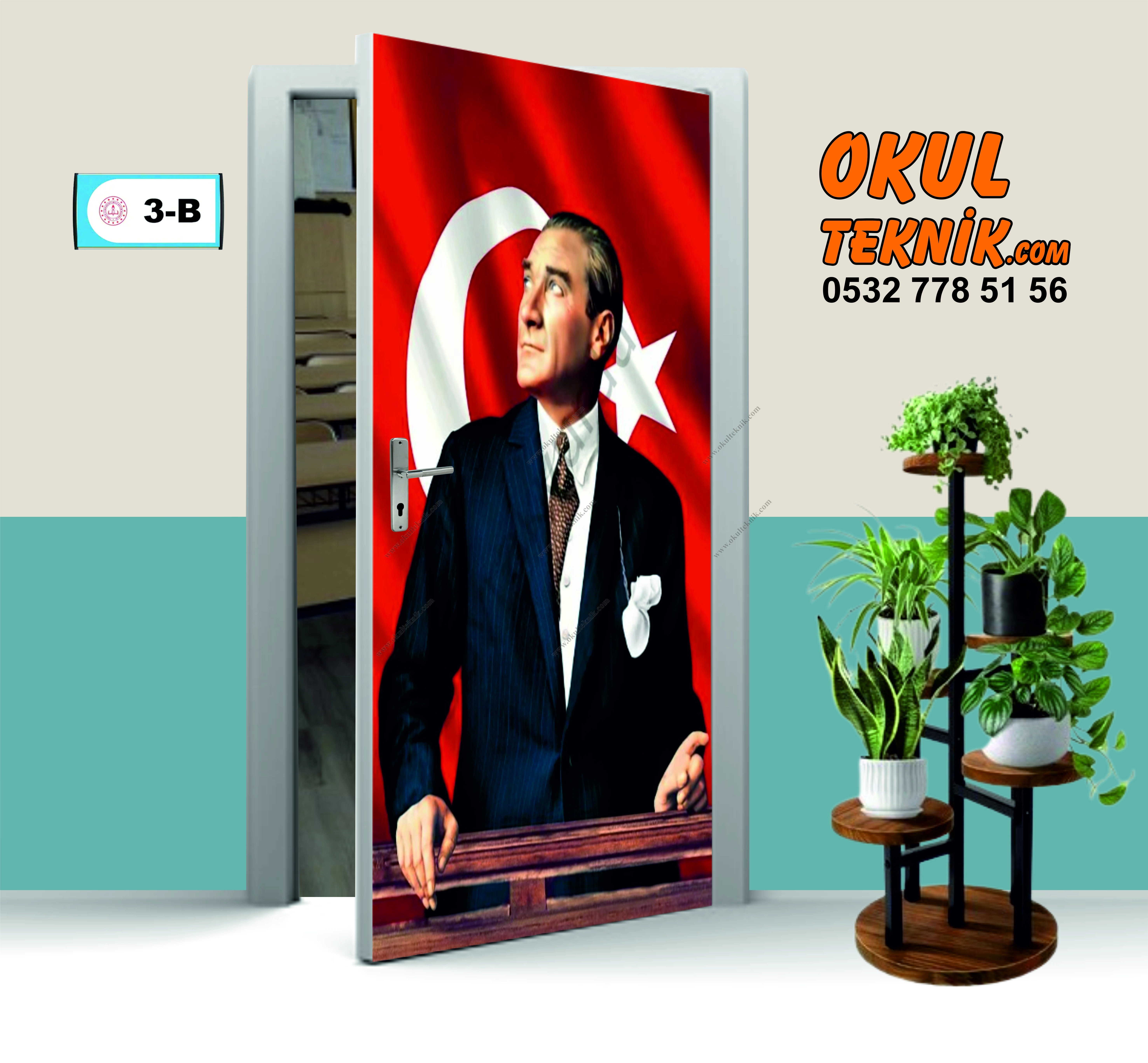 Atatürk Kapı Giydirmesi 1