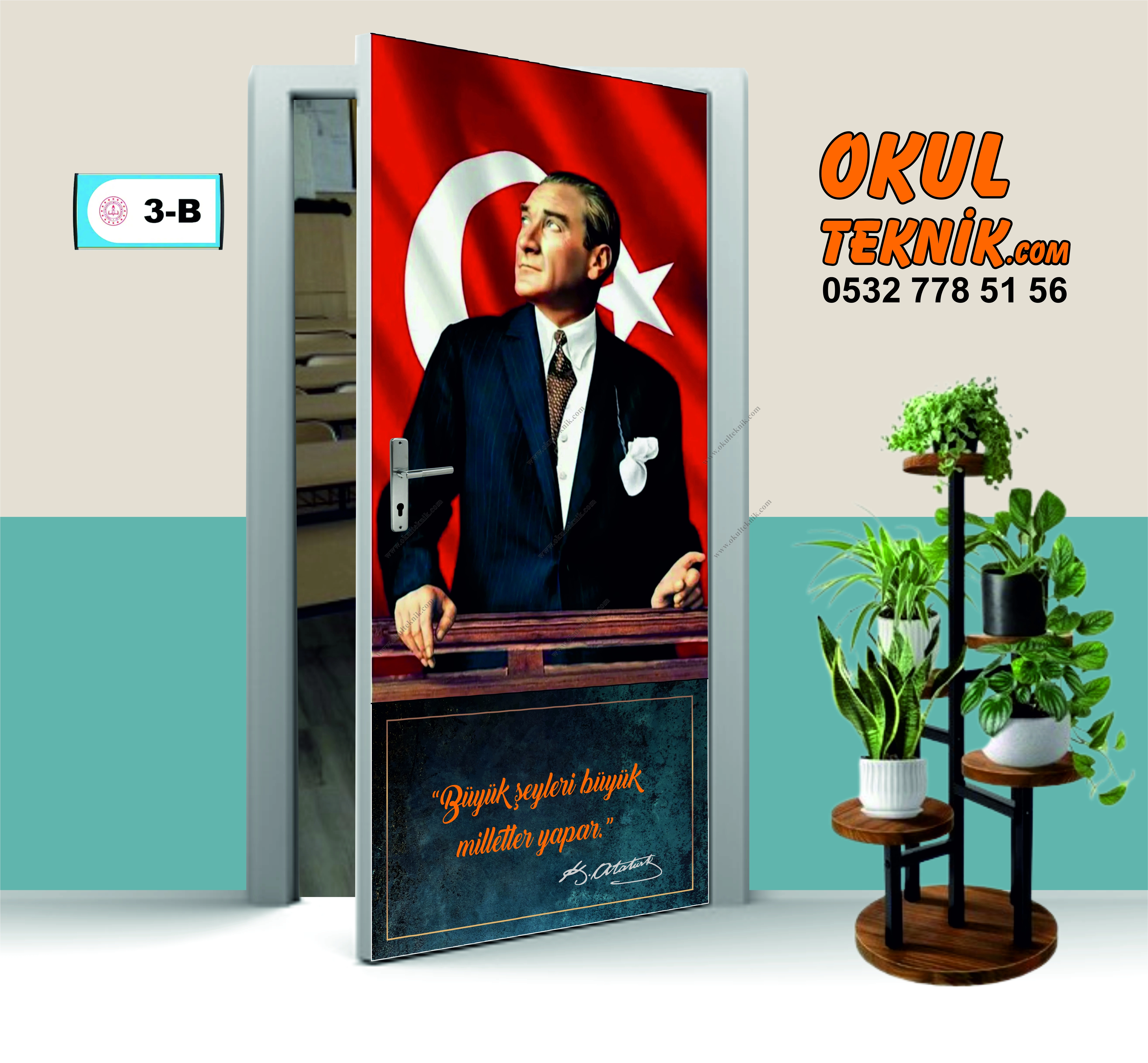 Atatürk Kapı Giydirme 2