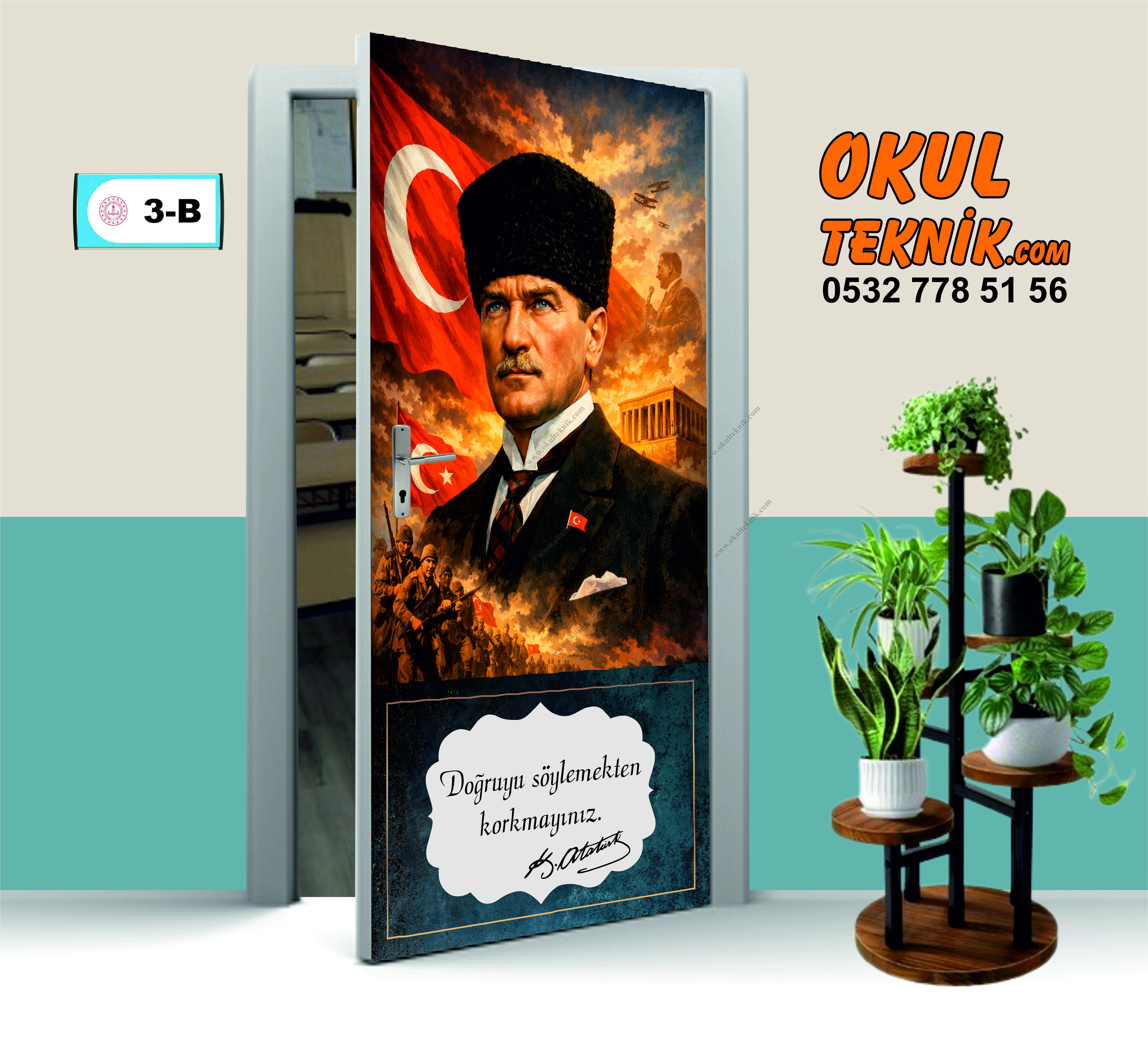 Atatürk Kapı Giydirme 3