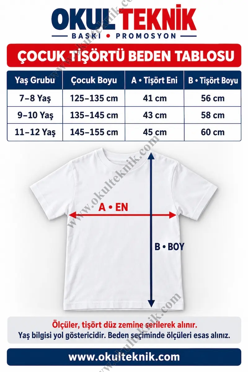 Atatürk Baskılı Kırmızı Çocuk Tişörtü – %100 Pamuklu
